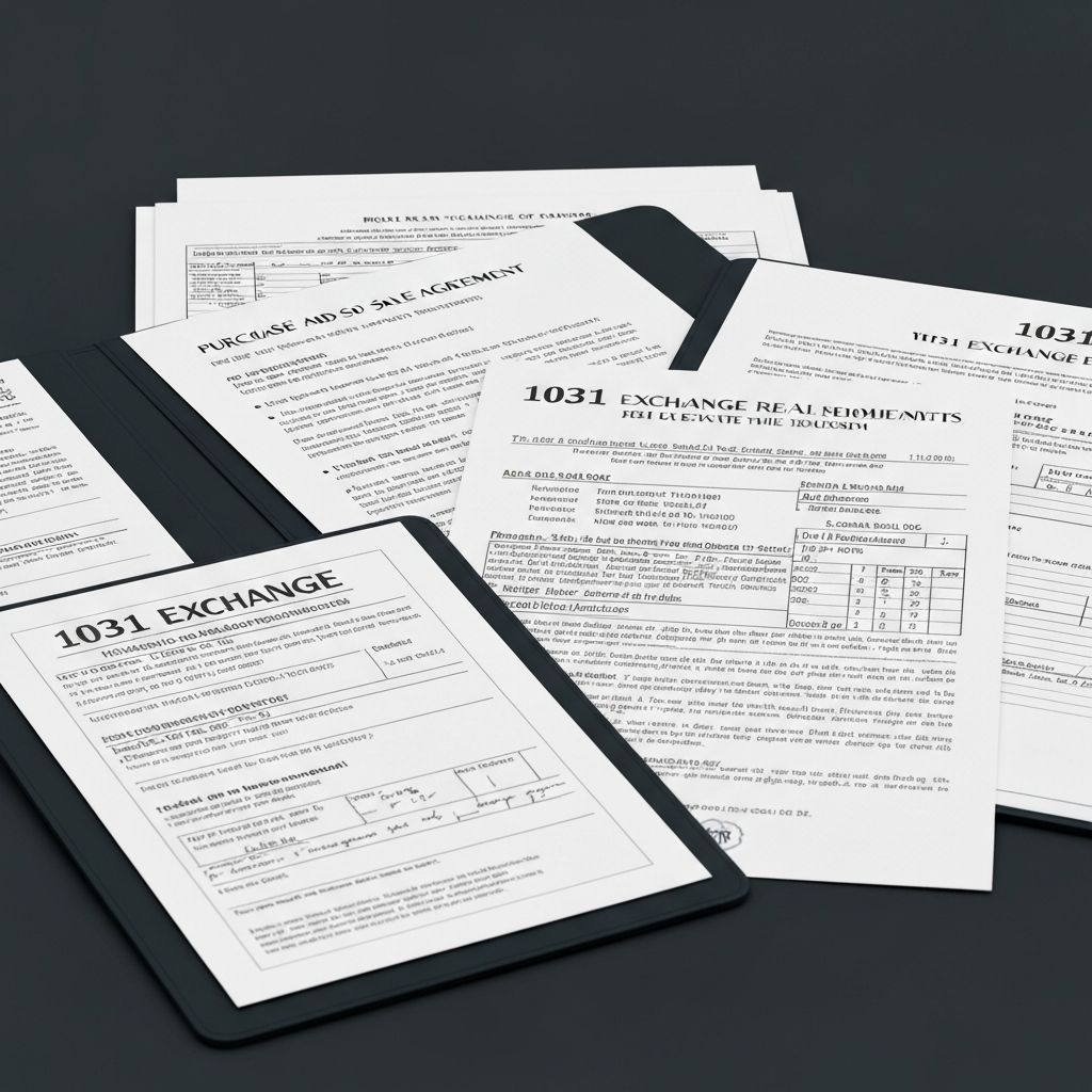 1031 exchange documents